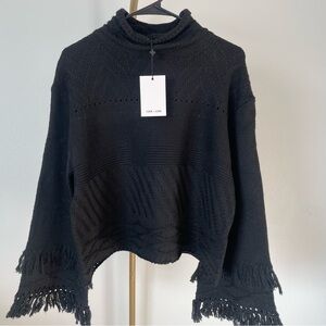 John + Jenn by Revolve - Black Knit top Size